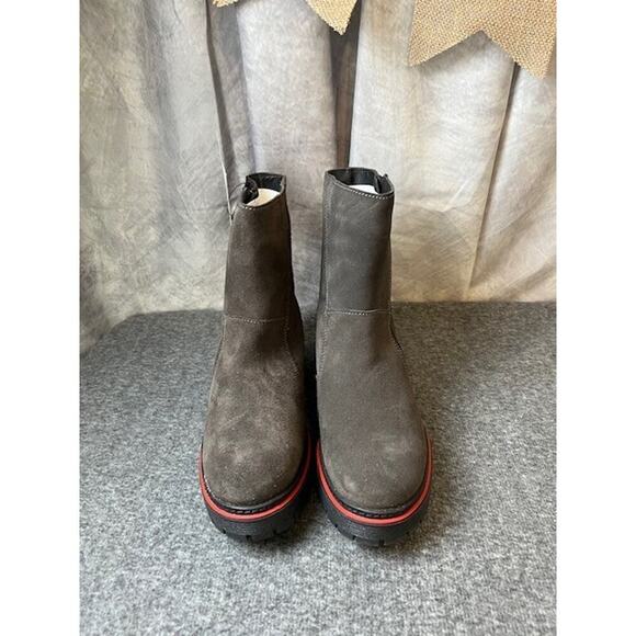 Bos. & Co. Zap Womens Gray Suede Zipper Ankle & Booties Boots EU 41, US 9.5 - Picture 2 of 8